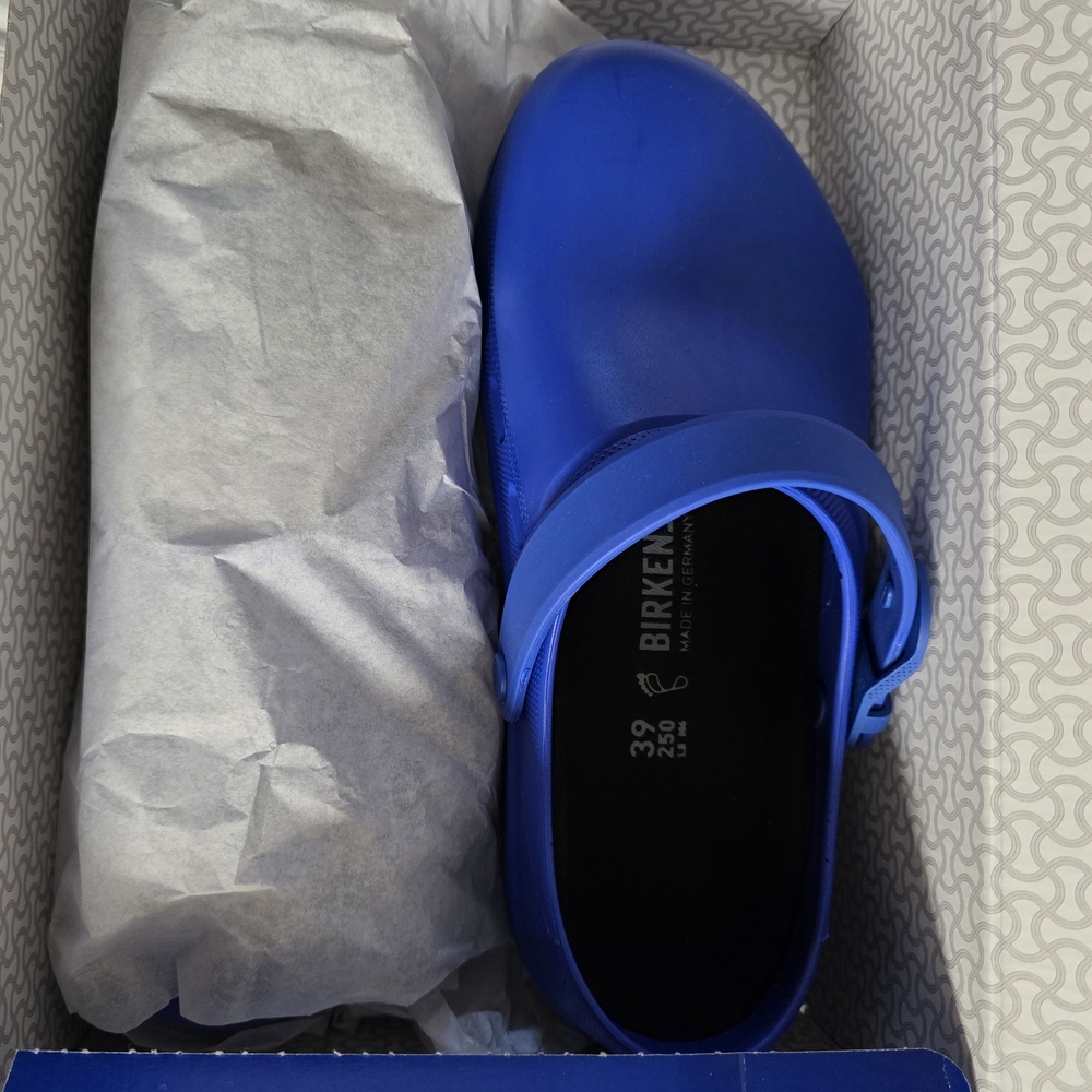 Birkenstock Blue Clogs